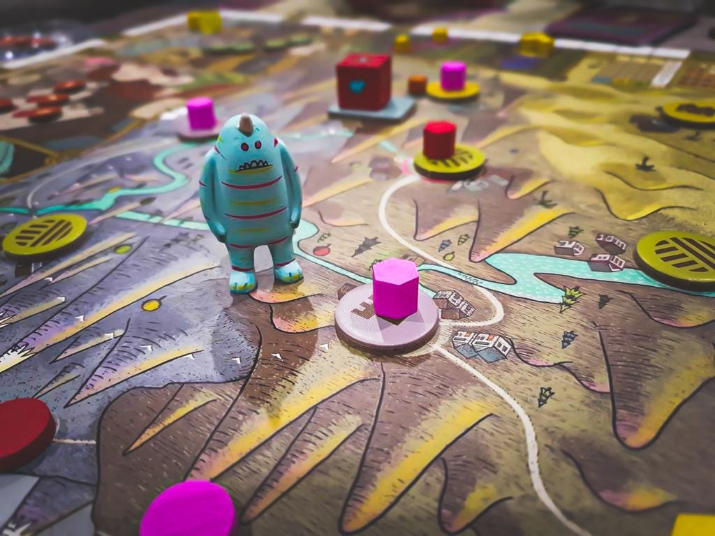 Feudum Kickstarter Edition — game in play