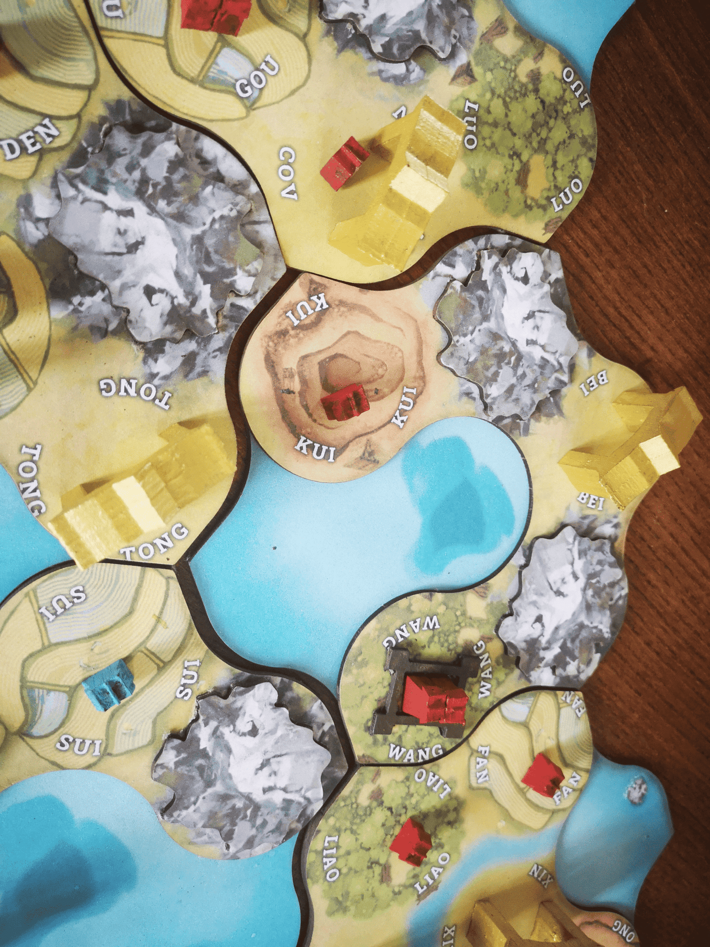 Province tokens after eruption