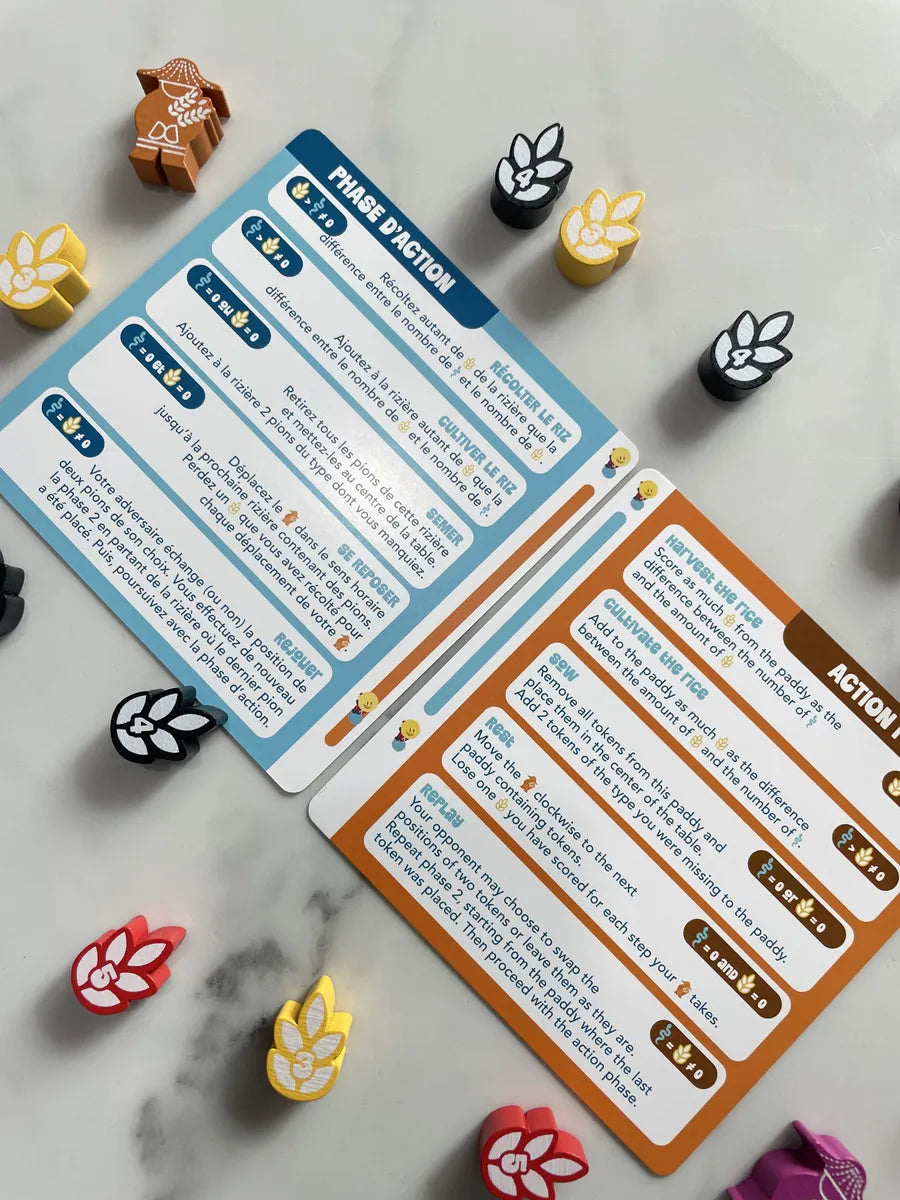 Tanbo mancala-inspired game in action