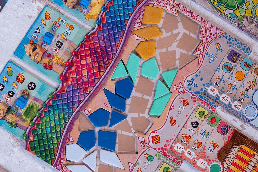 Gaudí — personal board with trencadís tiles