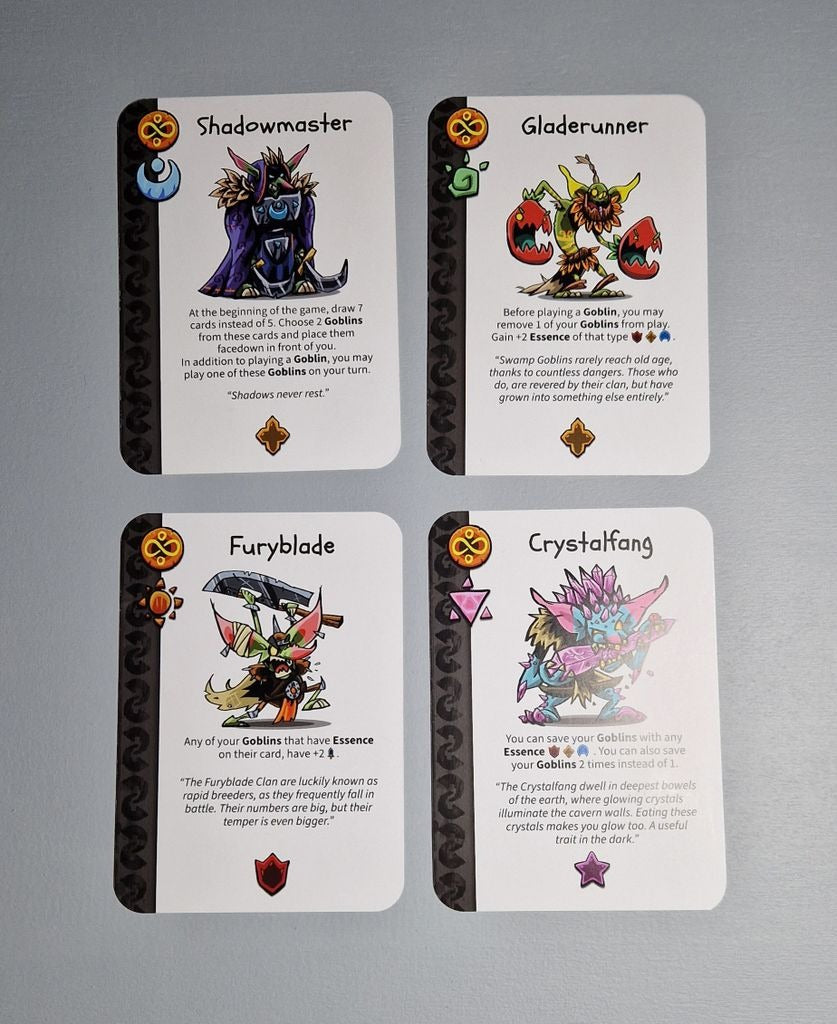 Goblin Party — four Warchief cards