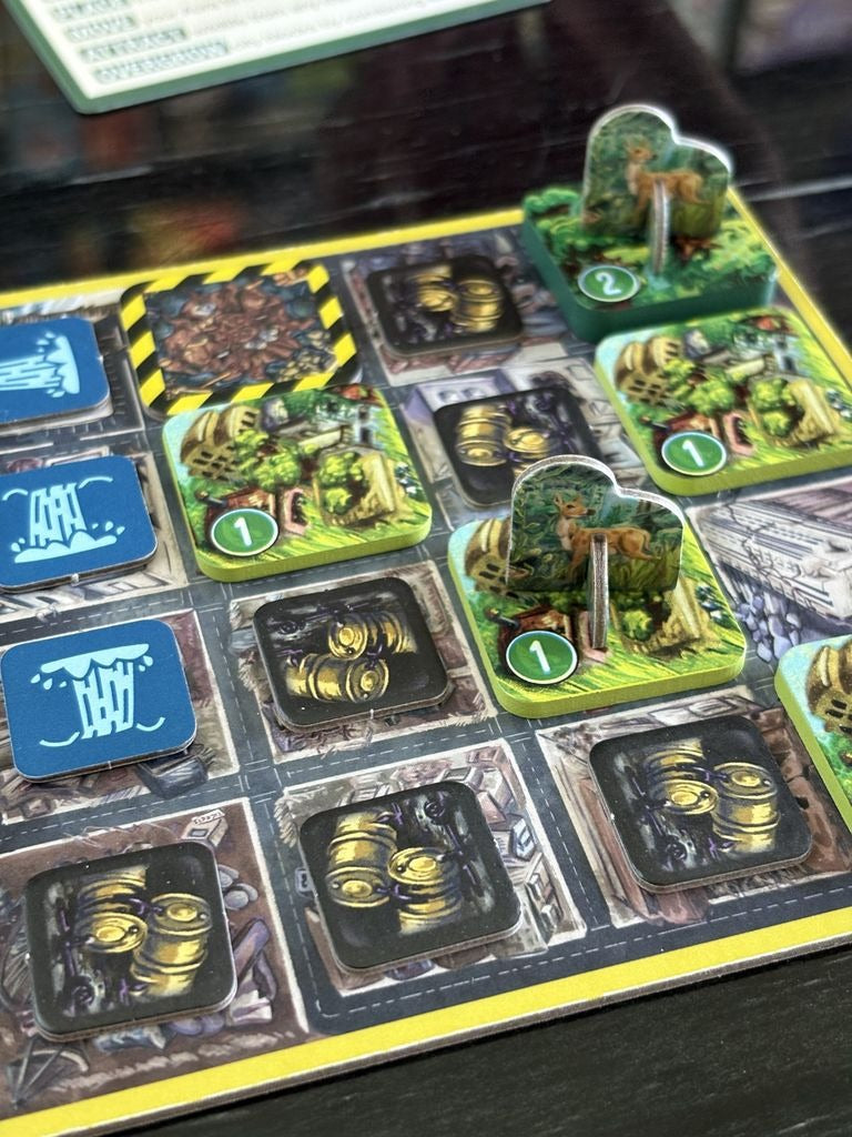 Overgrown — player city with wildlife and tiles