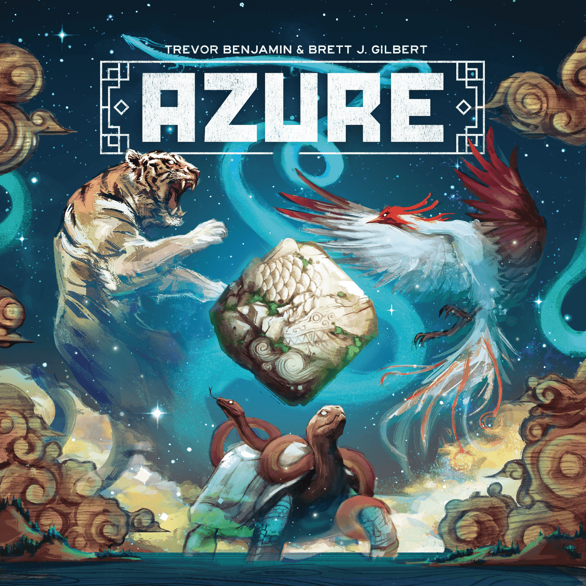 Azure board game box