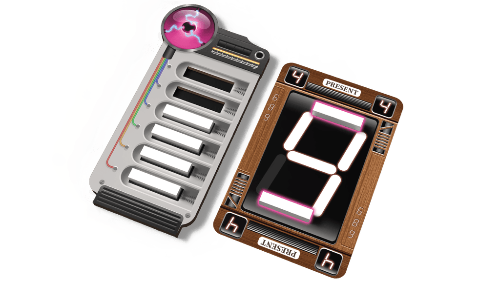 Trick to the Future — player board and card