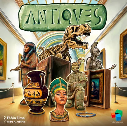 Front cover of Antiques, featuring classic fine art and museum imagery.