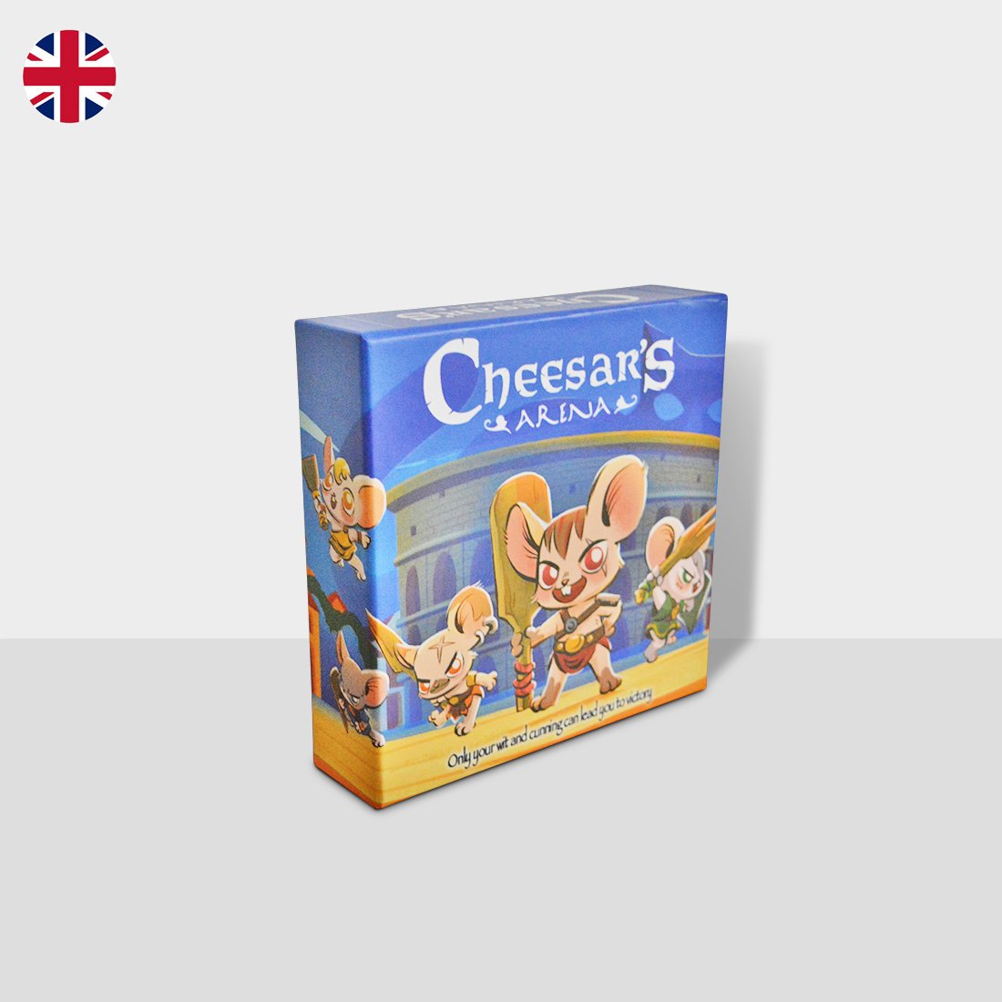Cheesar's Arena cover with mice gladiators
