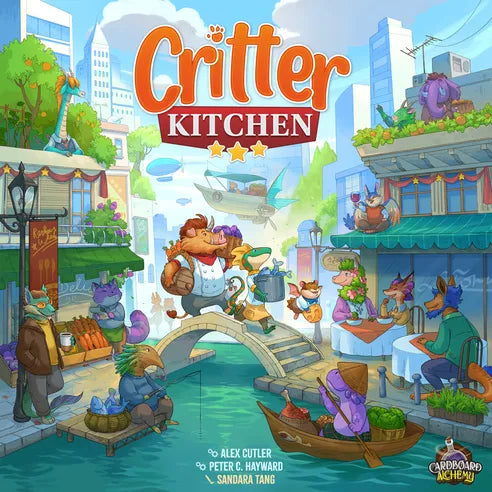 Critter Kitchen board game box cover Lucky Duck Games