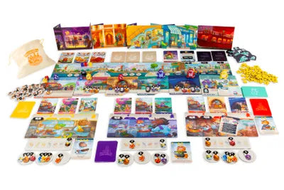 Critter Kitchen animal chefs worker placement game board