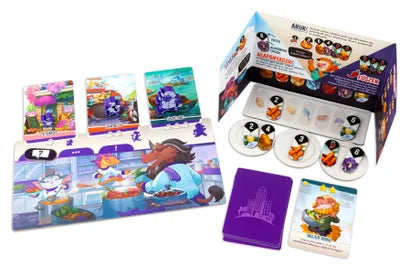 Critter Kitchen board game cute animals in kitchen in play