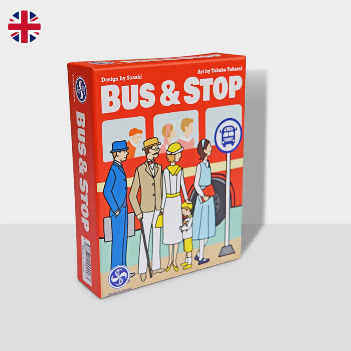 Bus & Stop board game box front