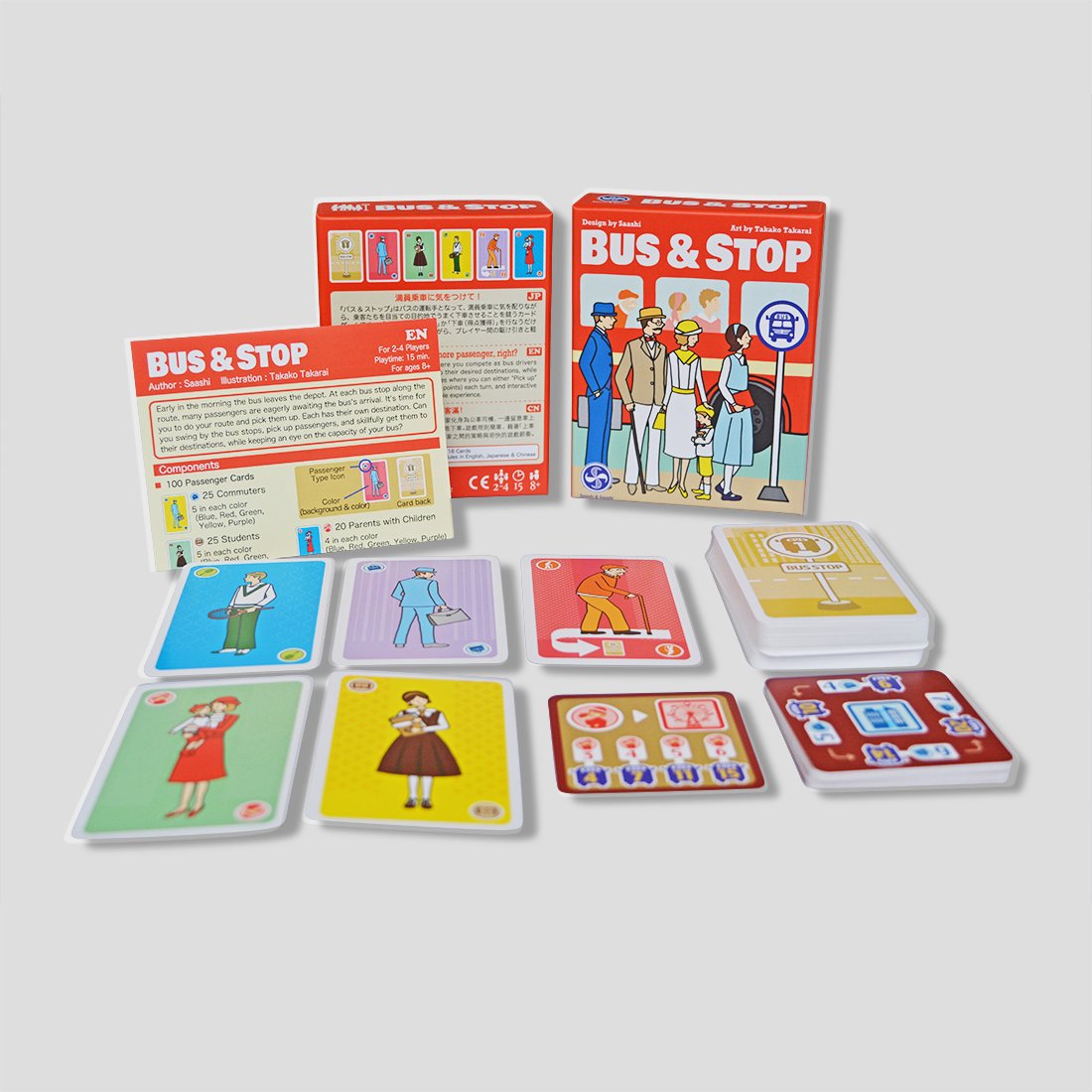 Bus & Stop cards and components