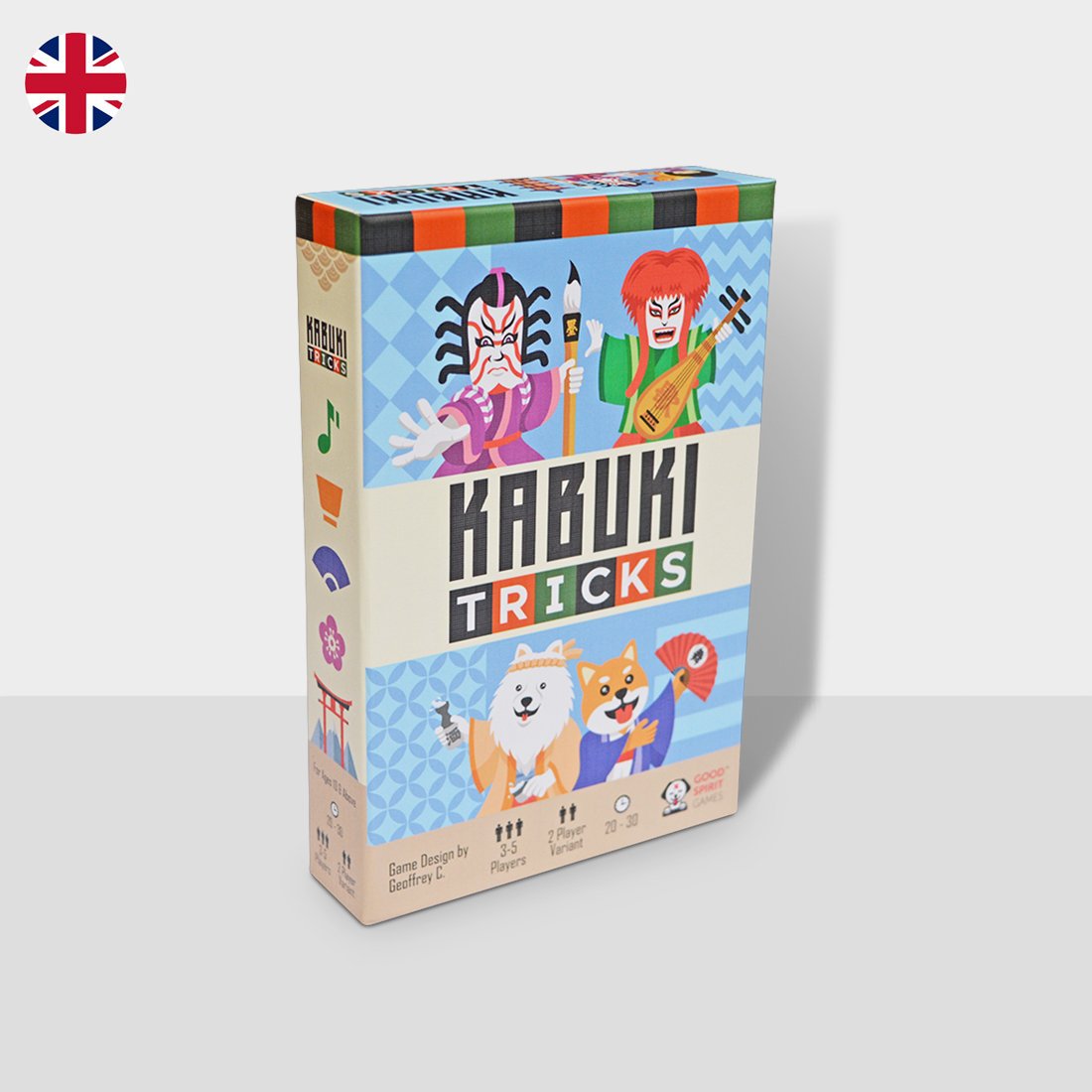 Kabuki Tricks game box front cover