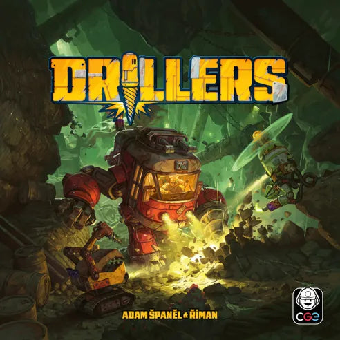 Drillers board game box cover Czech Games Edition