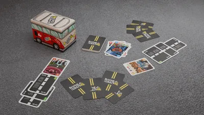 108 Outlaws game setup with centre card display and player tableau