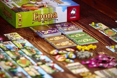 Epona tableau building card game setup