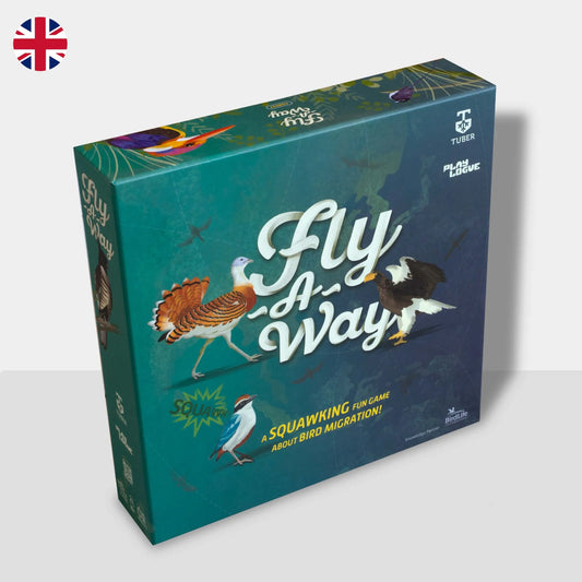 Fly-A-Way board game box front