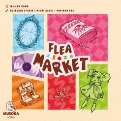 Flea Market card game box cover bargain hunting