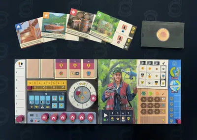 Forestry gameplay in action, 1–4 players