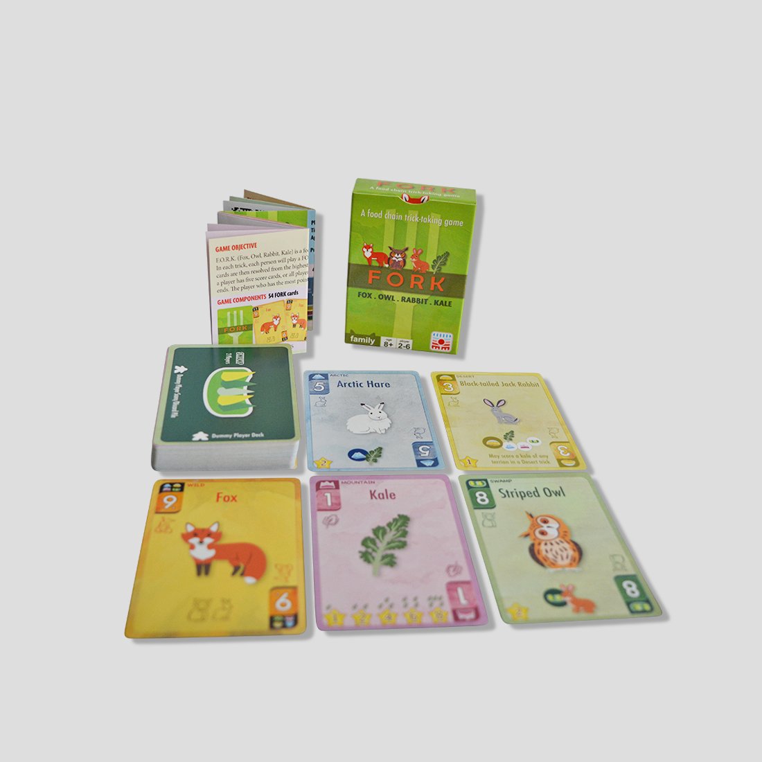FORK game box back cover