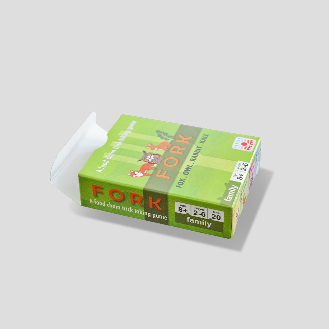 FORK game components including cards