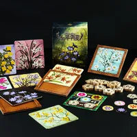 All Hepatica components including 2×2 jigsaw tiles, frame, and scoring markers.