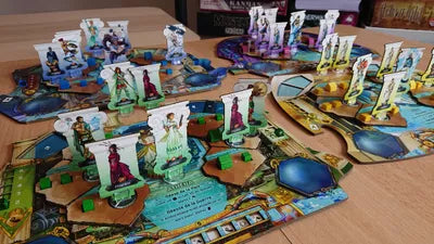 Hybris board game Greek gods cyberpunk universe game board