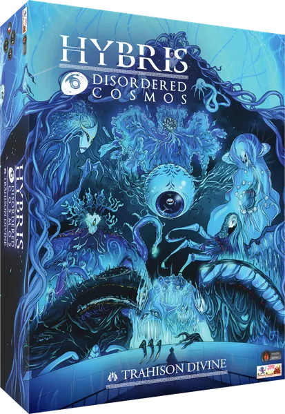 Hybris Divine Betrayal expansion box cover Intrafin Games
