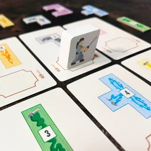 Katana Spirits canine swordsmen game setup ready to play
