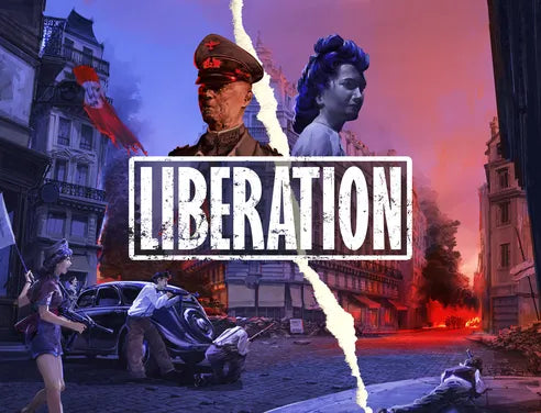 Liberation board game box cover WWII French Resistance