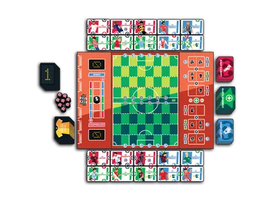 Magic Number Eleven arranged for play with Player Cards and Control Track ready.