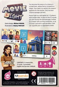 Movie Fight all game components laid out