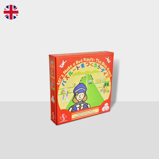 Let's Make a Bus Route: The Dice Game – board game box cover
