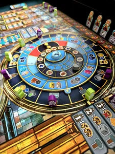 Orloj Perro Loko Games heavy euro game in play