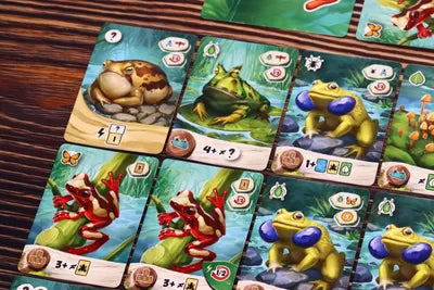 Pondscape all card components laid out