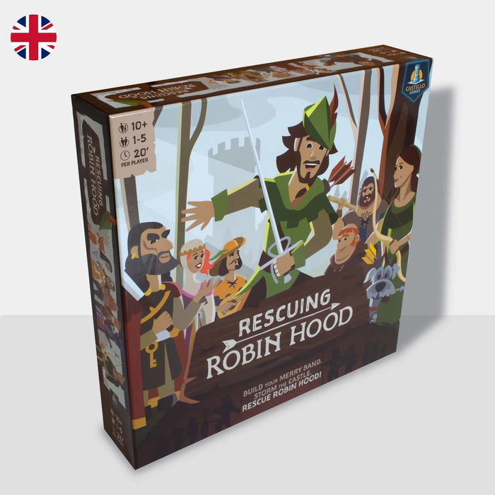 Rescuing Robin Hood game front tilted view