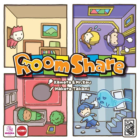 Room Share card game box cover apartment sharing