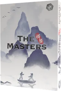 Front cover of The Masters, featuring bold artwork of fighters ready for battle.