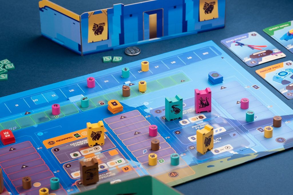 Altera — board and player screens in play