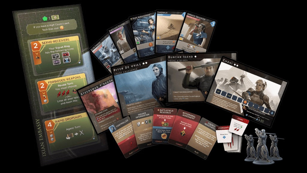 Dune: Imperium – Bloodlines — new leader cards, Tech tiles and Sardaukar Commander figures