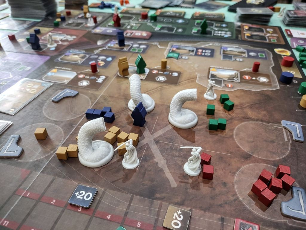 Dune: Imperium – Bloodlines — game in progress with Sardaukar Commanders on the board