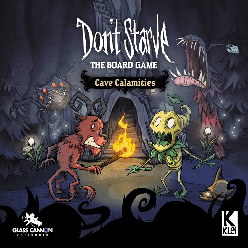 Don't Starve: The Board Game – Cave Calamities — box cover