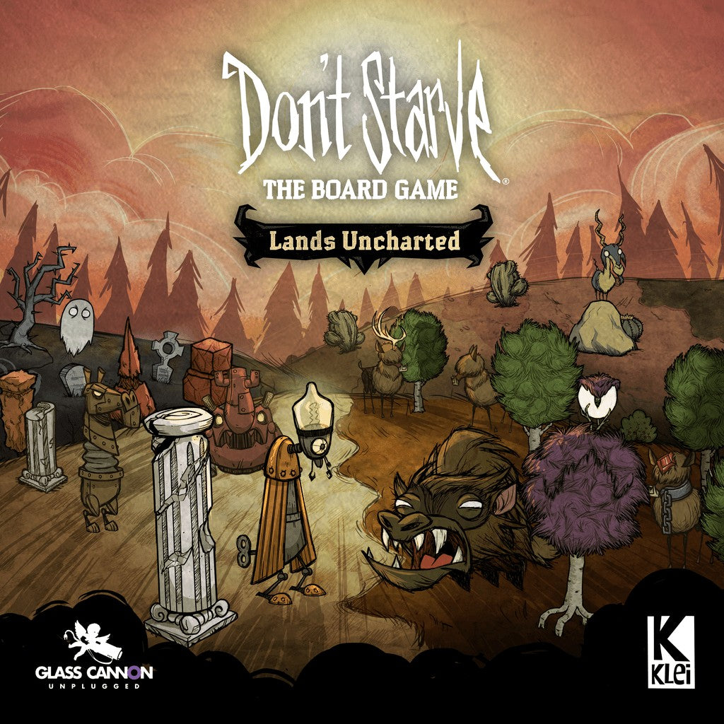 Don't Starve: The Board Game – Lands Uncharted — box cover