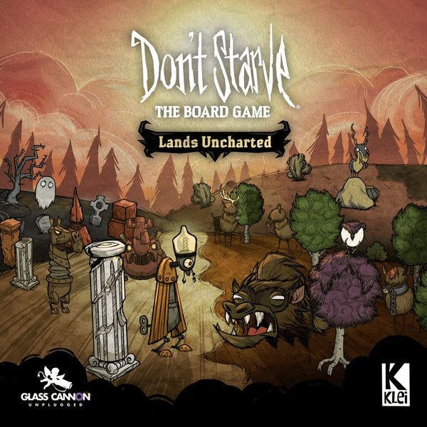 Don't Starve: The Board Game – Lands Uncharted — box cover