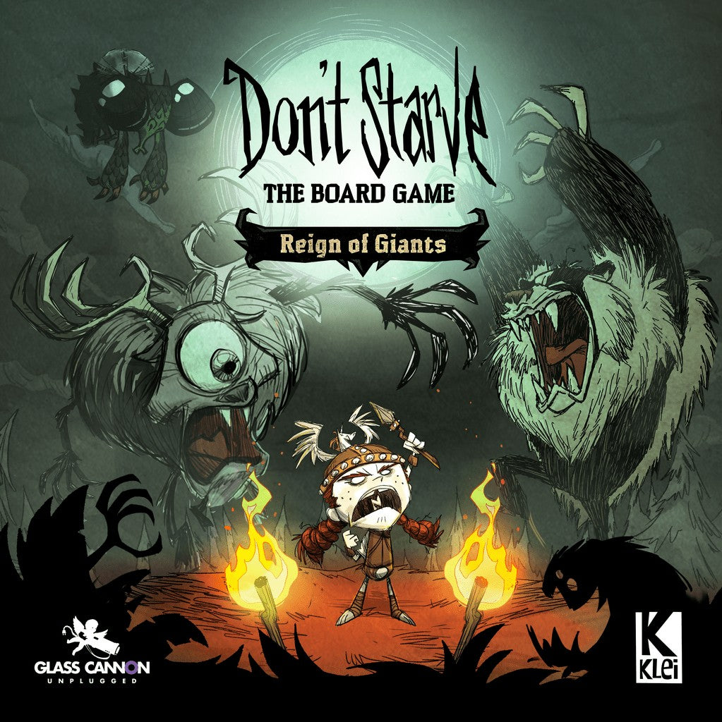 Don't Starve: The Board Game – Reign of Giants — box cover