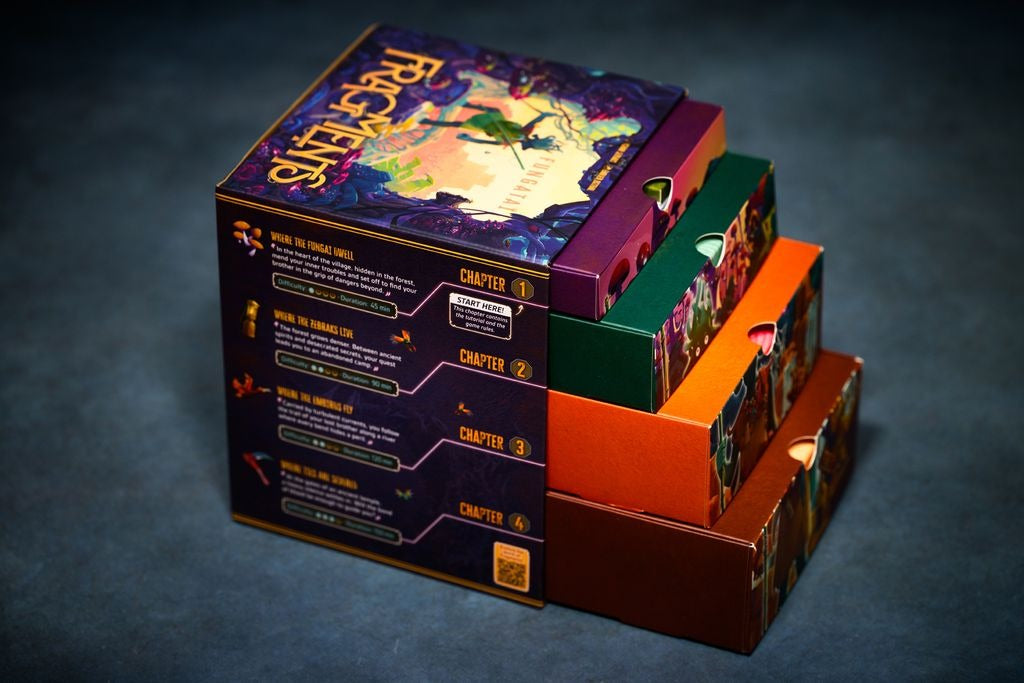 Fragments: Fungataï — stacked chapter boxes