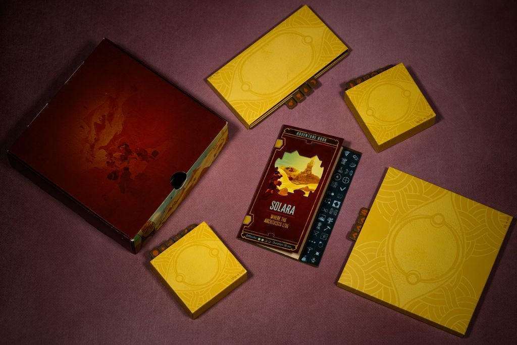 Fragments: Solara — components and puzzle pieces