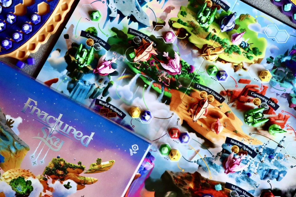 Fractured Sky: Deluxe Edition — airship miniatures and components