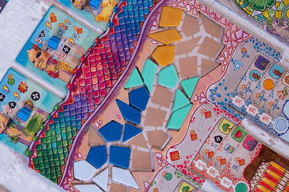 Gaudí — personal board with trencadís tiles