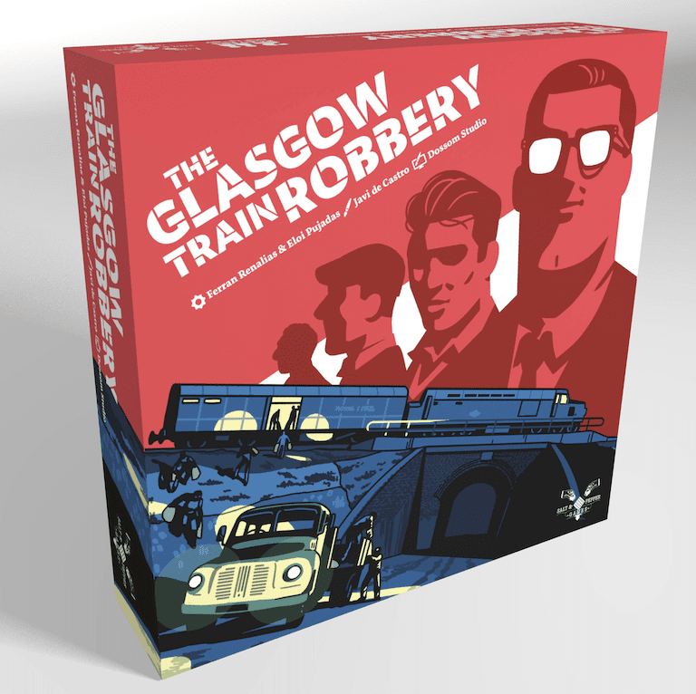 The Glasgow Train Robbery — 3D render