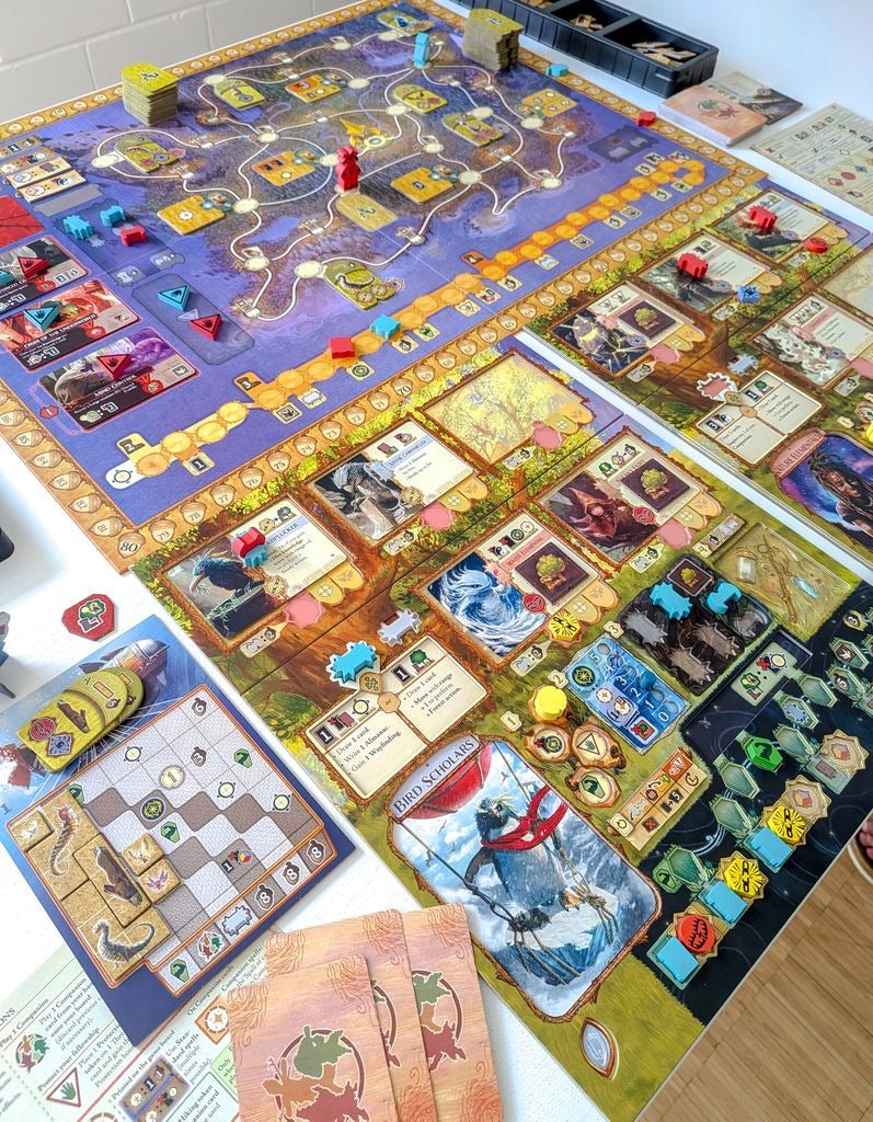 Greenwood — full table view of a two-player game